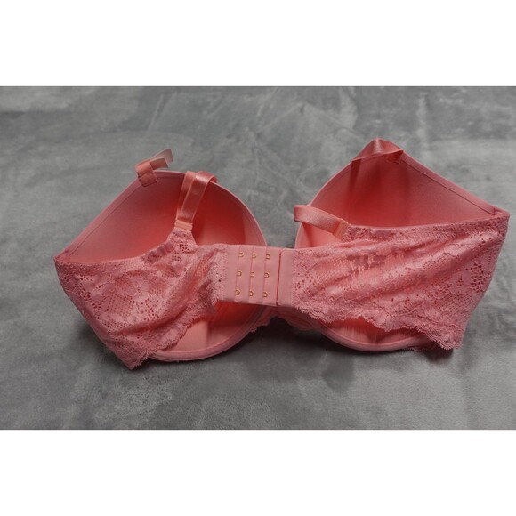 Victoria's Secret 38DDD Pink Hope Pretty Petals Embroidery Push Up Bra NWT - Picture 5 of 7